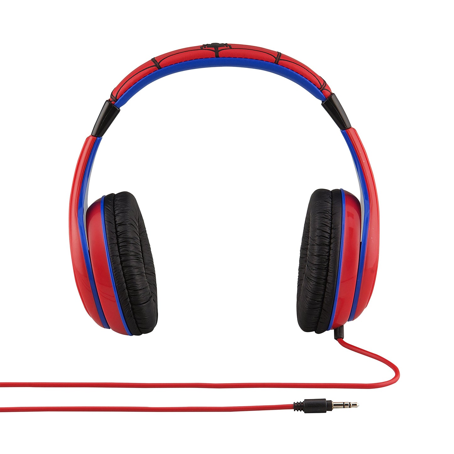 eKids Spiderman Kids Headphones, Adjustable Headband, Stereo Sound, 3.5Mm Jack, Wired, Tangle-Free, Volume Control, Childrens Headphones Over Ear…