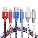 MenoSupp iPhone Charger 3Pack 10FT MFi Certified Nylon Braided Cord Fast Charging Lightning Cable Compatible with iPhone 14/13/12/11 Pro/11/XS MAX/XR…