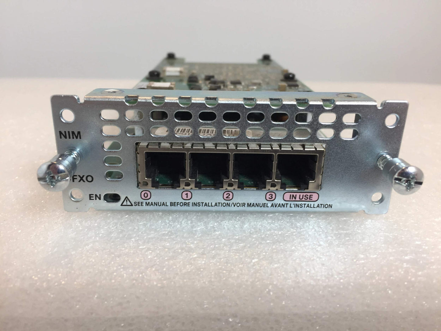 Cisco NIM-4FXO Voice 4-Port FXO Network Interface Module (Renewed)