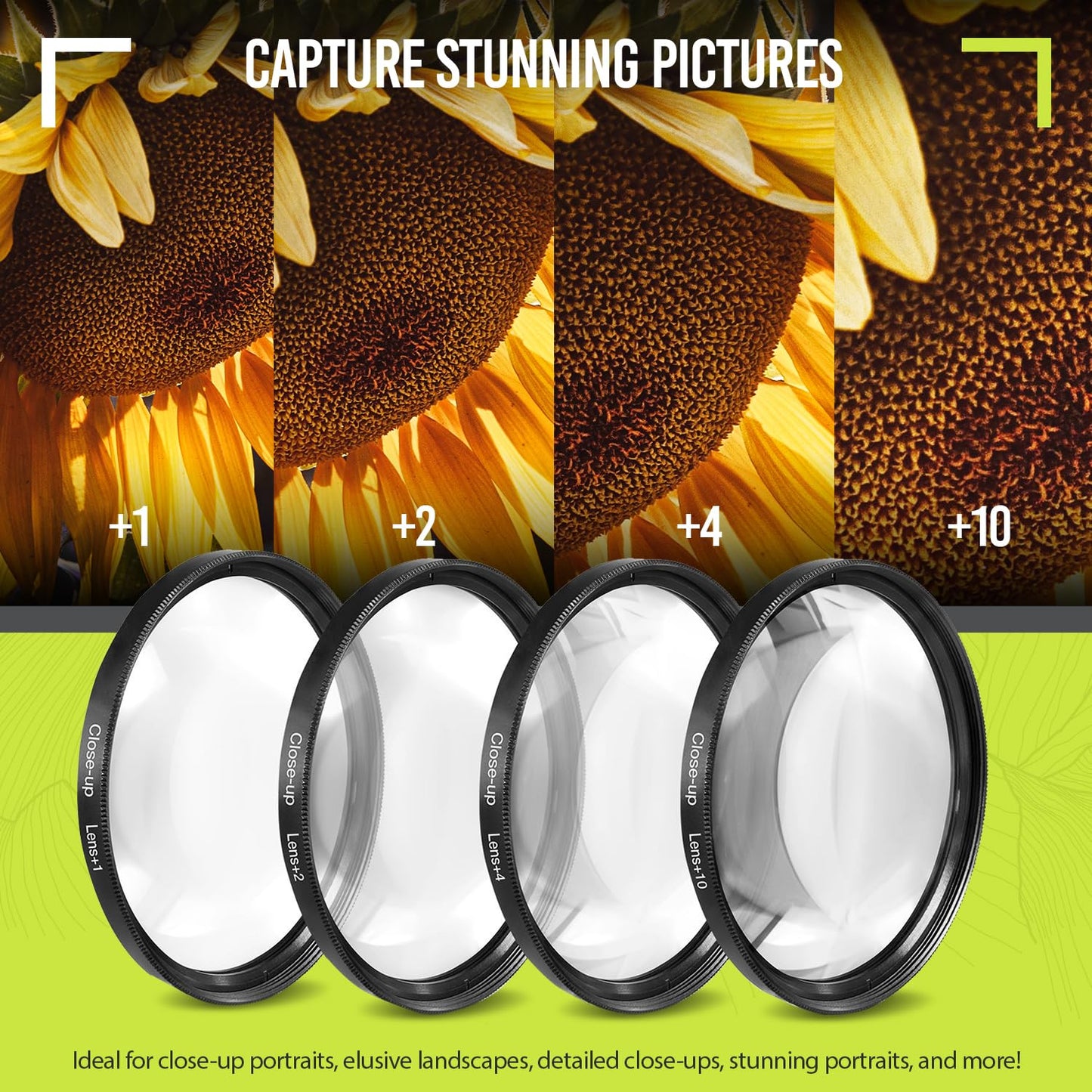 Ultra Deluxe Lens Kit for Canon Rebel T3, T5, T5i, T6, T6i, T7, T7i, EOS 80D, EOS 77D Cameras with Canon EF-S 18-55mm is II Lens - Includes: 7pc 58mm