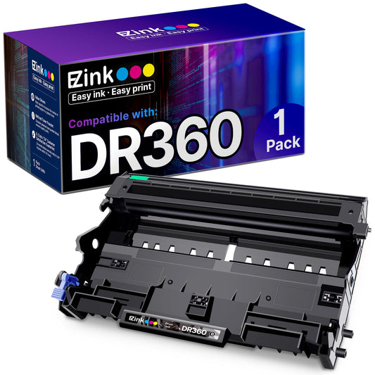 E-Z Ink Compatible Drum Unit Replacement for Brother DR360 DR 360 to use with DCP-7040 DCP-7030 MFC-7840W MFC-7340 MFC-7440N HL-2140 HL-2170W HL-2150N