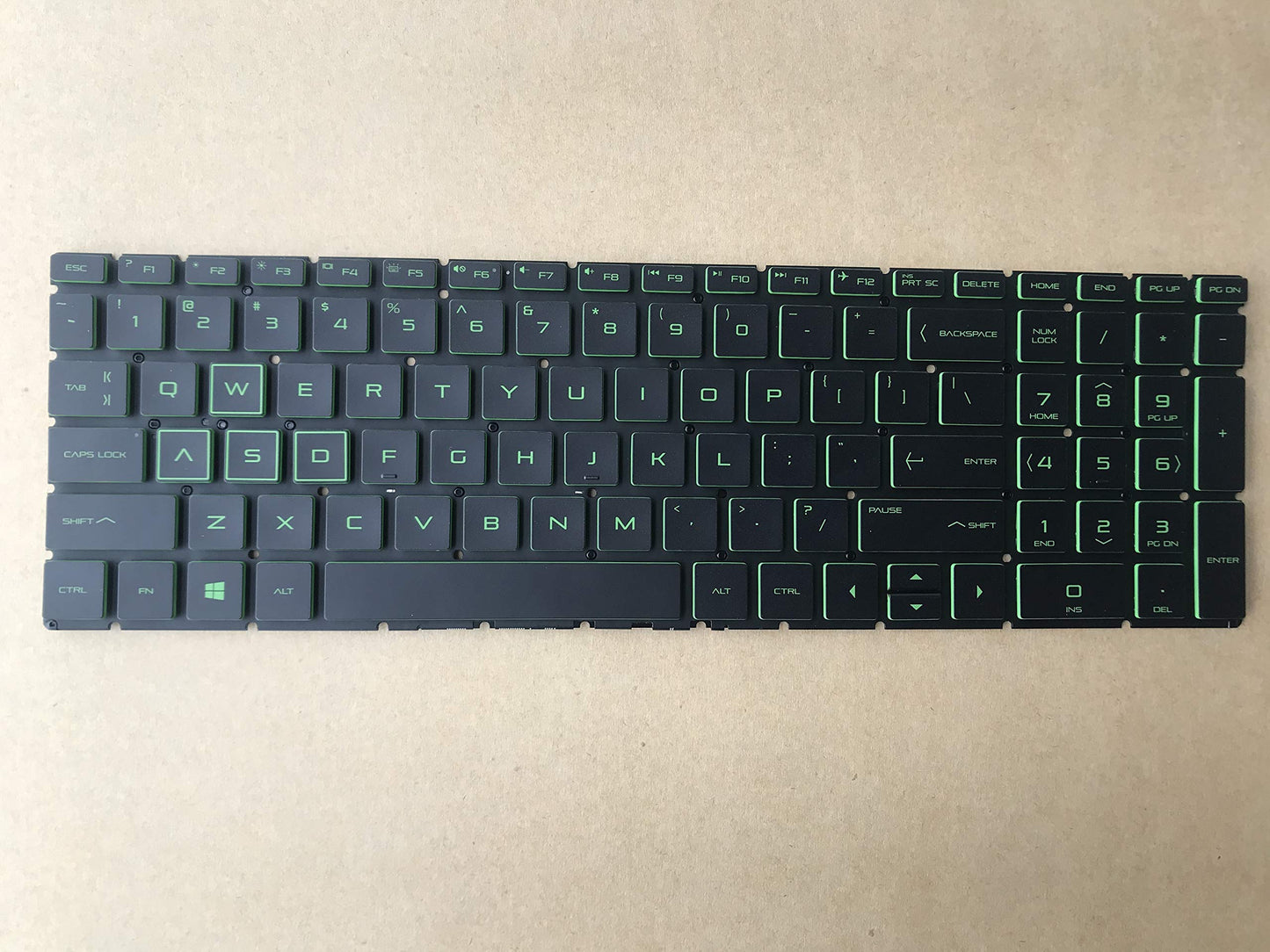 Original New for HP Pavilion Gaming Laptop 15-dk0010nr 15-DK0056WM 15.6 Inches Keyboard Green Backlit US