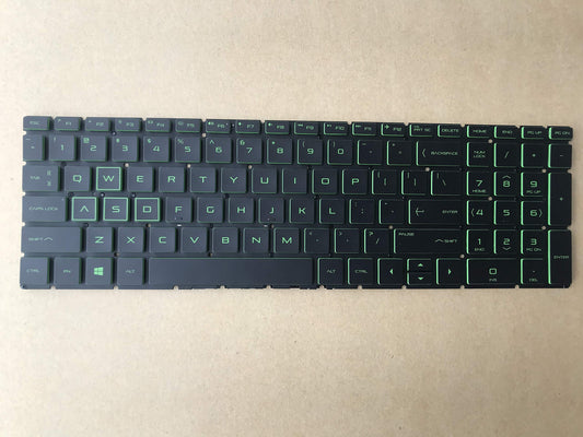 Original New for HP Pavilion Gaming Laptop 15-dk0010nr 15-DK0056WM 15.6 Inches Keyboard Green Backlit US