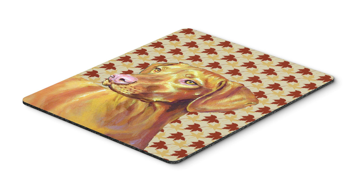 Caroline's Treasures LH9100MP Vizsla Fall Leaves Portrait Mouse Pad, Hot Pad or Trivet for Home Office Gaming Working Computers Laptop Mouse