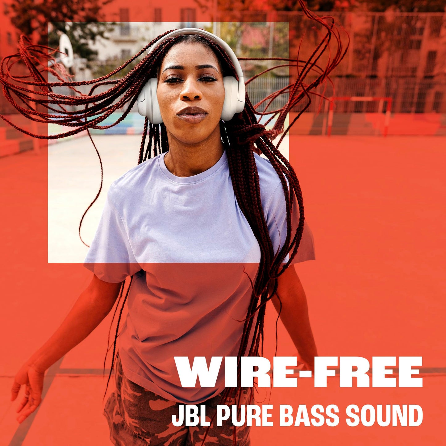 JBL Tune 730BT - Wireless Over-Ear Headphones - Beige