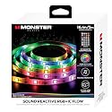 XTREME Monster 16.5ft Music Sync and Multi-Color Color Flow LED Light Strip with Fun Modes, Indoor Use, Easy Use