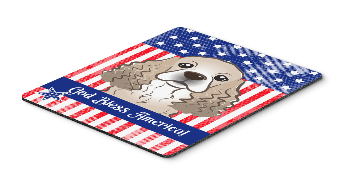 Caroline's Treasures BB2146MP American Flag and Cocker Spaniel Mouse Pad, Hot Pad or Trivet for Home Office Gaming Working Computers Laptop Mouse