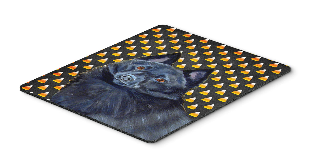 Caroline's Treasures LH9080MP Schipperke Candy Corn Halloween Portrait Mouse Pad, Hot Pad or Trivet for Home Office Gaming Working Computers Laptop