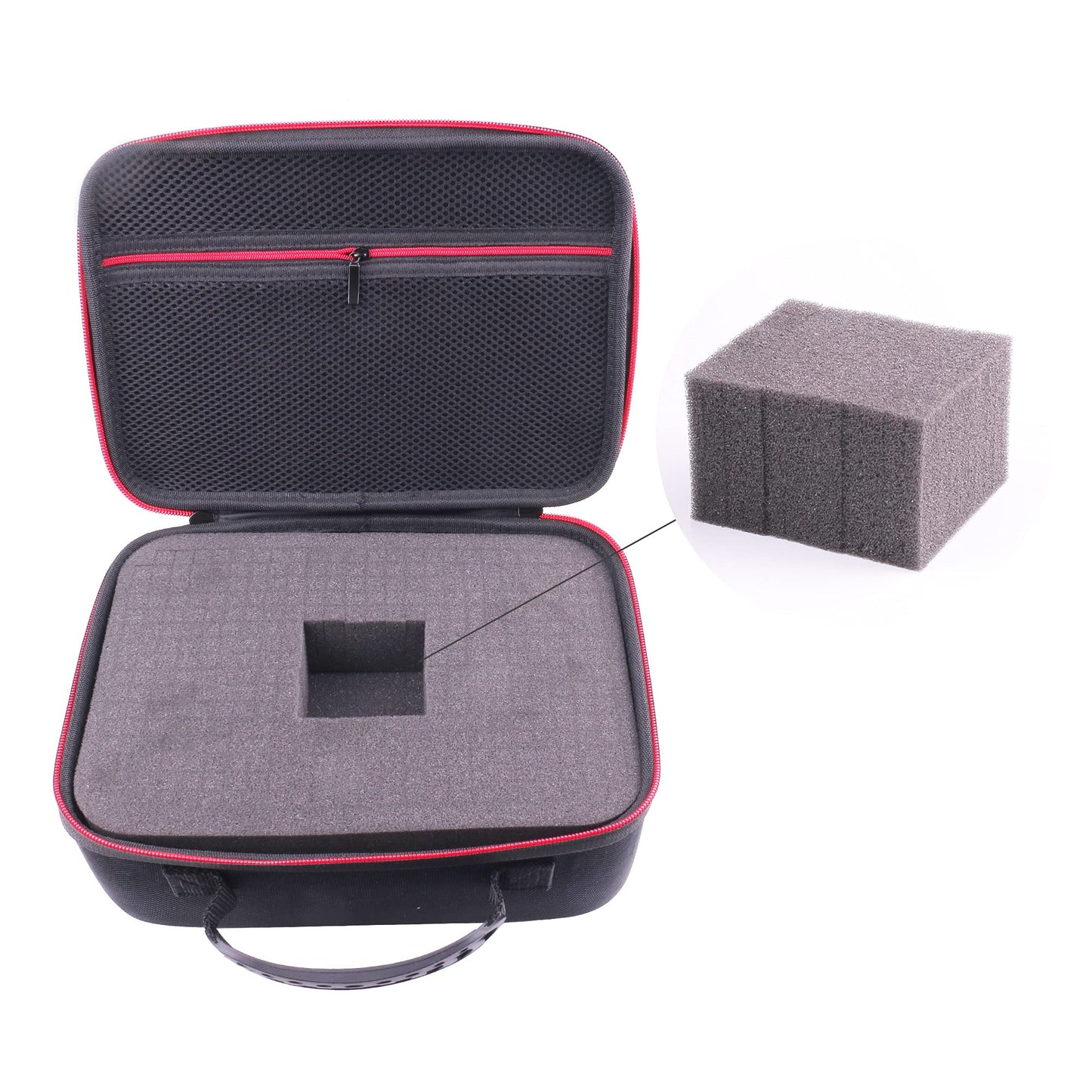 Evanice Hard Case with Customizable Foam Insert, 11 x8.26 x4.33 inch Hard Sided Camera/Digital Case EVA Shockproof Outdoor case, Suitable for Small