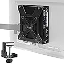 VIVO Behind Monitor VESA Mount Designed for Dell OptiPlex Micro CPU, Monitor Arm Computer Holder, Concealed Behind Screen, Desk Clamp Option, Black