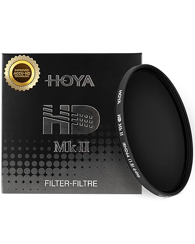 Hoya 72mm ND Filter HD Mk II IRND64 - 6-Stop Neutral Density Camera Lens Filter with Black Aluminum Slim Frame - ACCU-ND IR-Cut Tech - Waterproof
