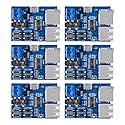 QCCAN 6PCS Micro USB MP3 Decoder Module TF Card U Disk MP3 Format Decoder Board Amplifier Decoding Audio Player Module 3.7-5.5V