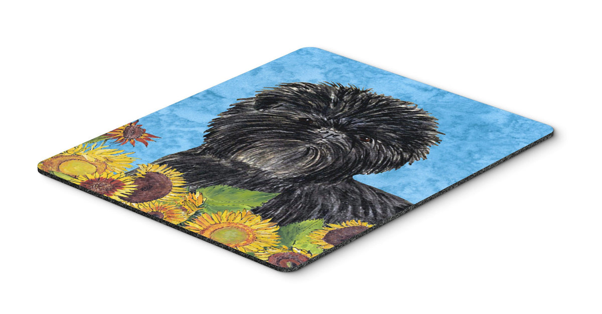 Caroline's Treasures SS4144MP "Affenpinscher in Summer Flowers Mouse Pad, Hot Pad or Trivet" for Home Office Gaming Working Computers Laptop Mouse