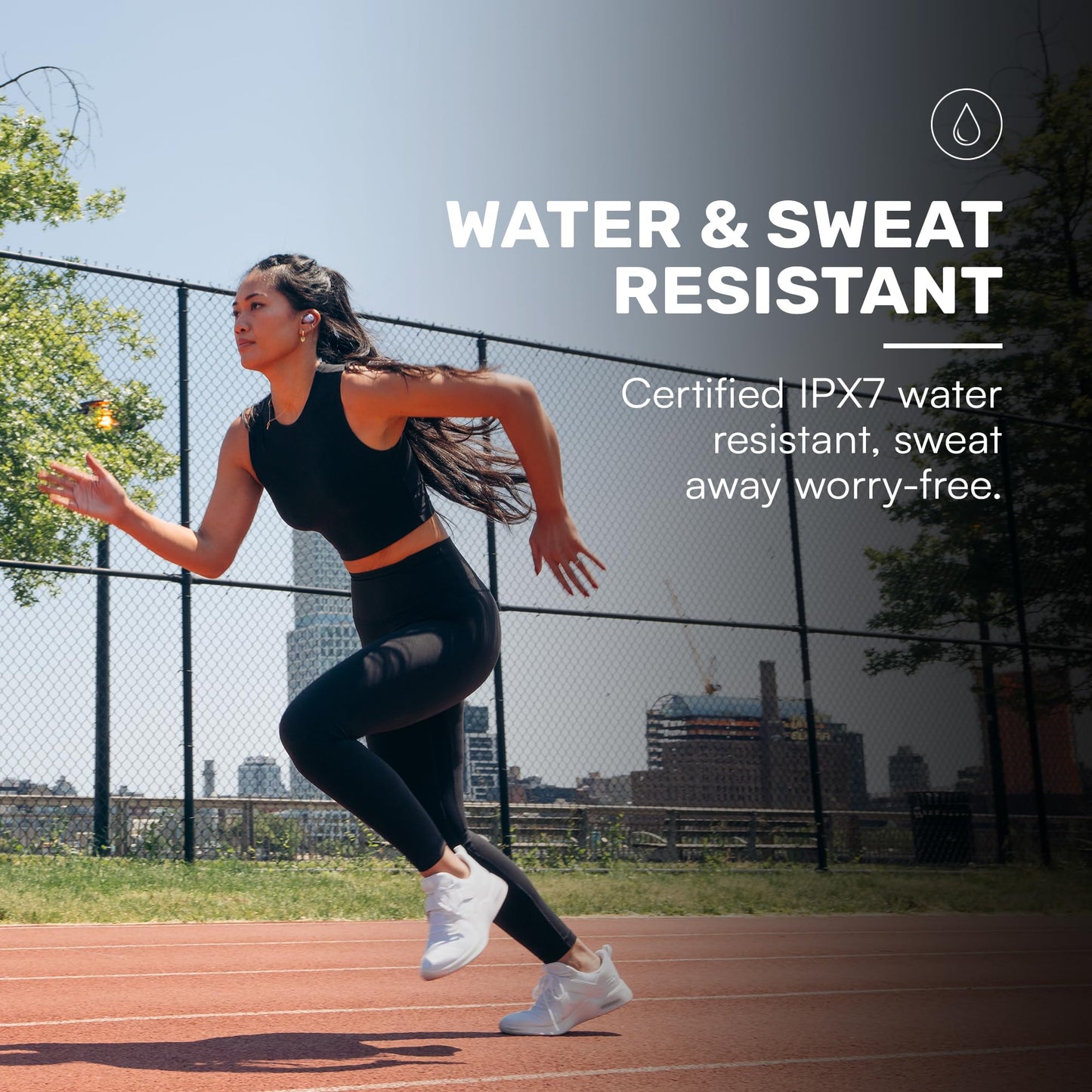 Raycon Fitness Bluetooth Wireless Earbuds + Microphone with Active Noise Canceling, Sweat & Water-Resistant Earphones, Running Headphones, Ear Buds