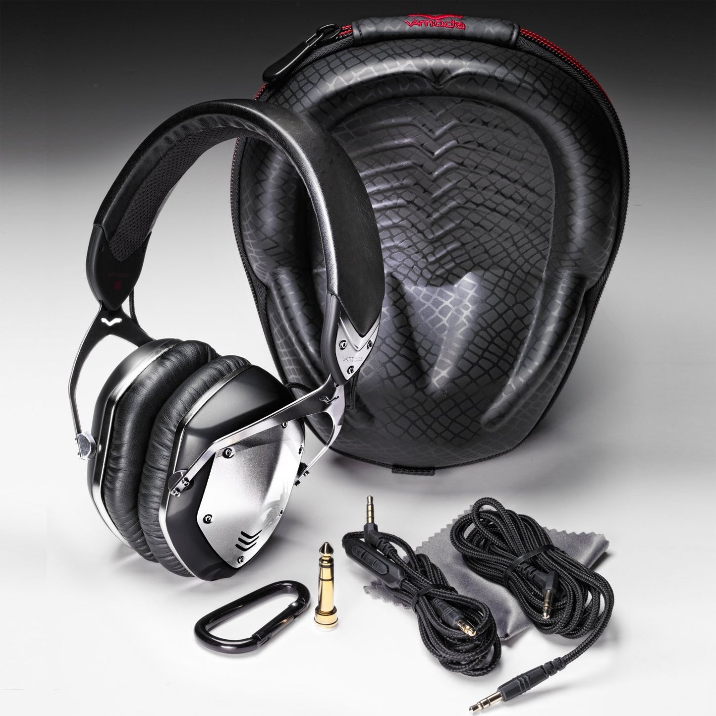 V-MODA Crossfade LP Over-Ear Noise-Isolating Metal Headphone (Nero)