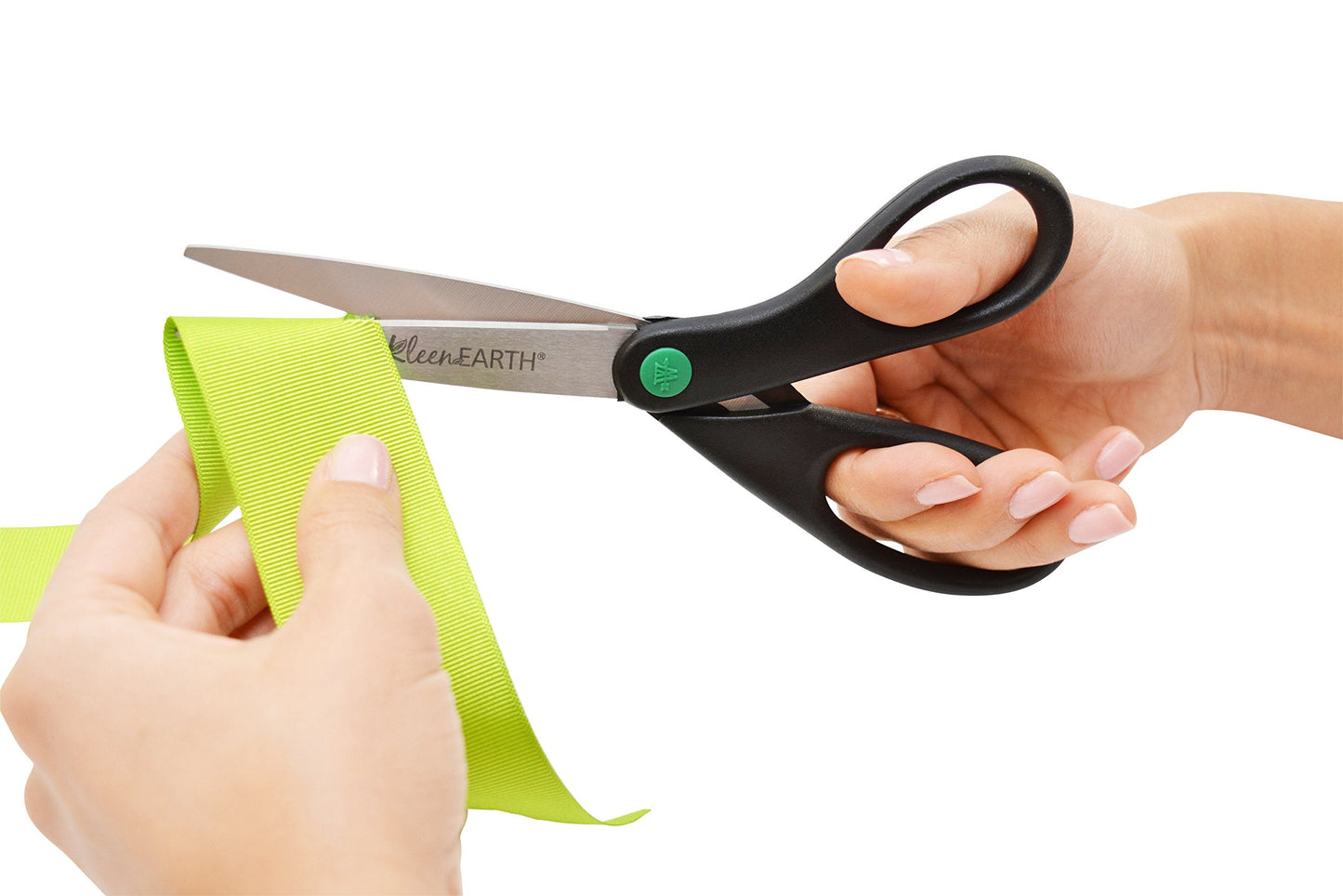 Westcott 15179 8-Inch KleenEarth Recycled Scissors For Office and Home, Black, 2 Pack