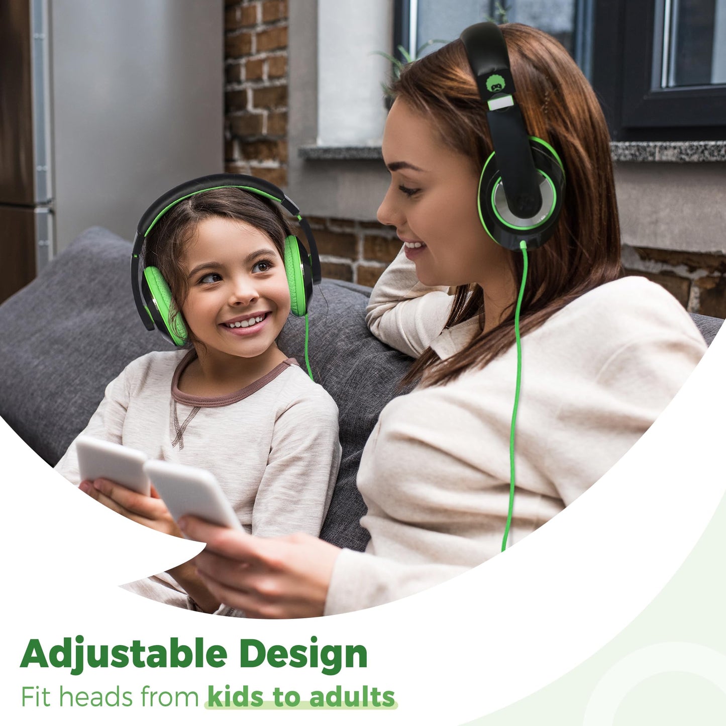 rockpapa Comfort Kids Headphones for School, Lightweight Childrens Boys Girls Teens Over-Ear Headphones Wired 3.5mm for CD DVD Player Tablet Phone…
