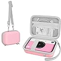 Leayjeen Hard Travel Case for Kodak Printomatic/Step/Smile Instant Camera,Portable EVA Storage Bag with Shoulder Strap&Mesh Pocket,Shockproof