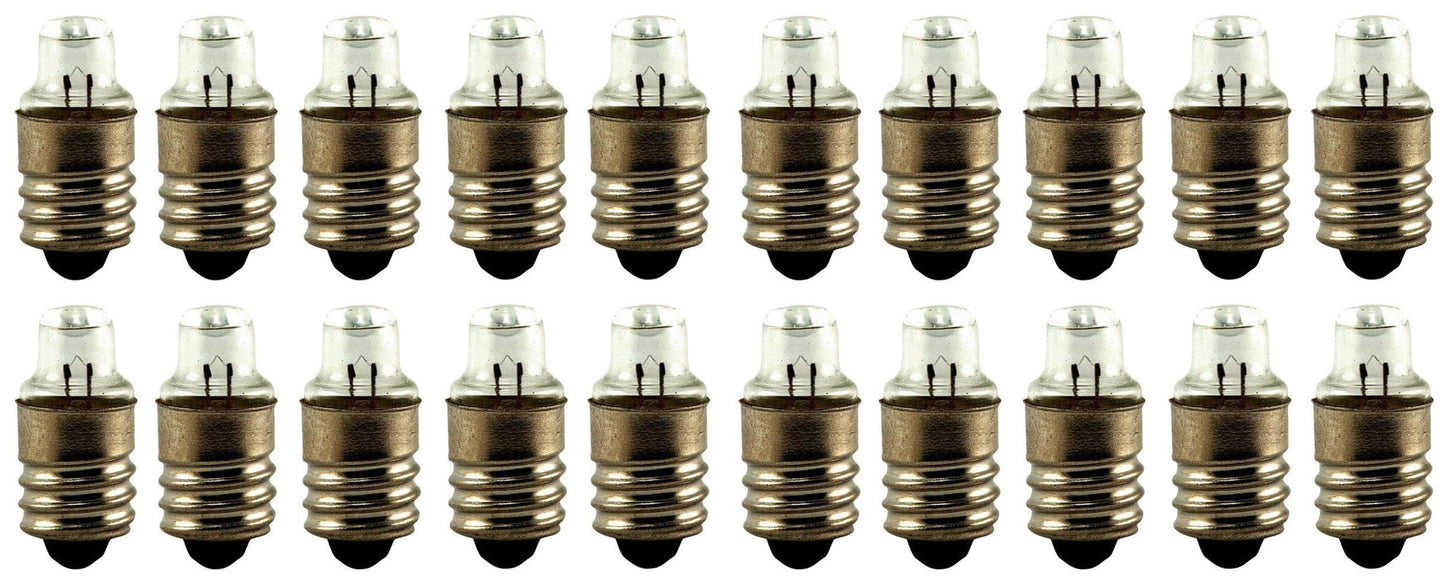 Eiko - 222 Miniature Light Bulbs - Used with 2"AA" Cells - 20 Pack