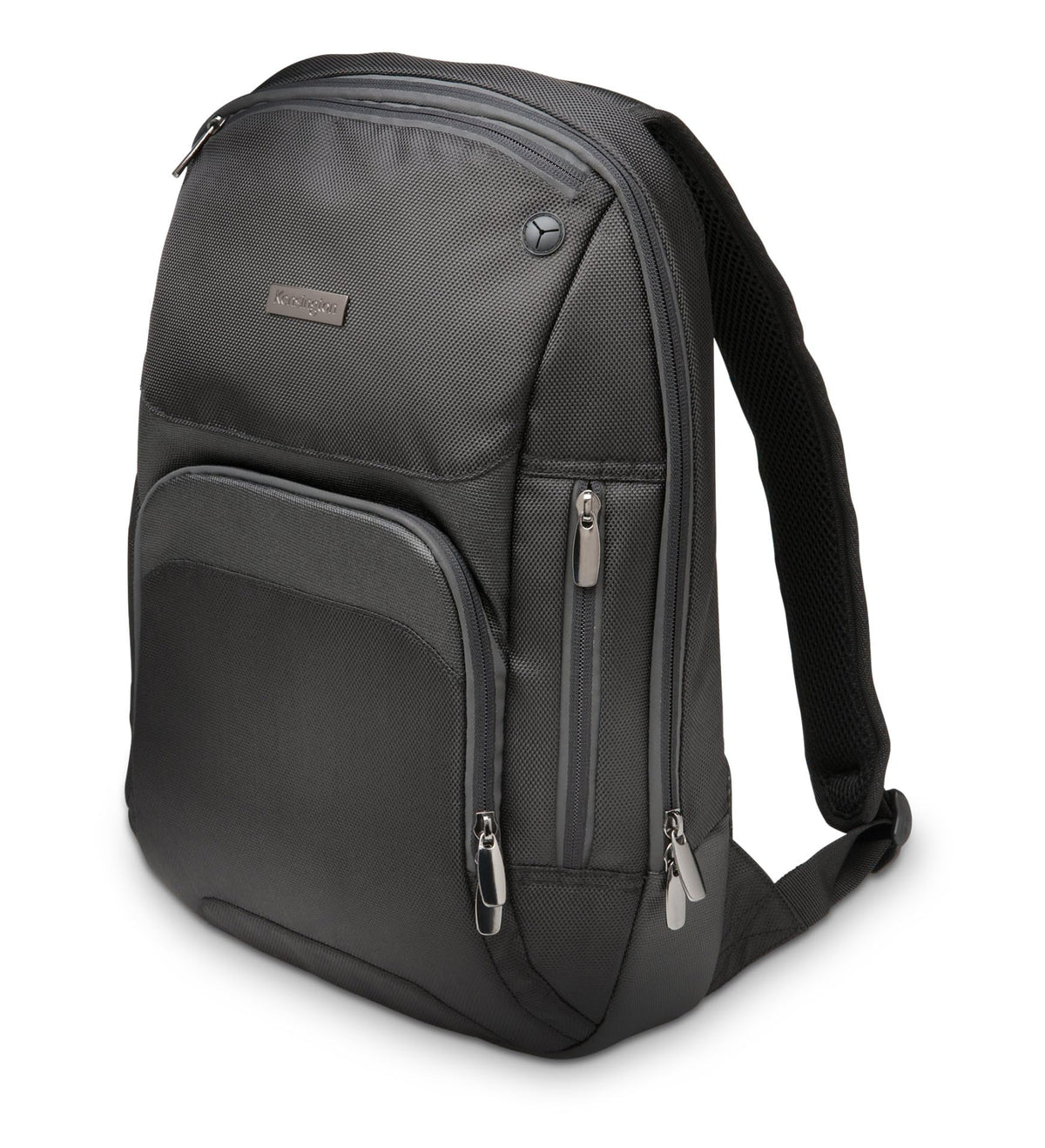 Kensington Triple Trek Slim Laptop Backpack for MacBooks, Chromebooks, Tablets & Ultrabooks up to 13-Inch-14-Inch (K62591AM), Black, 11.4" W x 15.55"