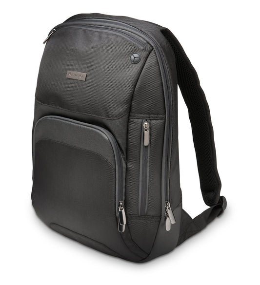Kensington Triple Trek Slim Laptop Backpack for MacBooks, Chromebooks, Tablets & Ultrabooks up to 13-Inch-14-Inch (K62591AM), Black, 11.4" W x 15.55"