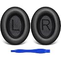 Link Dream Ear Pads for Bose Quiet Comfort 35 II (QC35 ii) Soft Protein Leather Replacement Earpads Extra Thick Ear Cushions for Bose QC 35 25 15 QC2