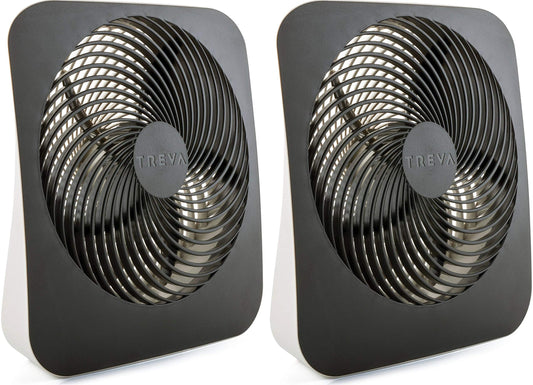 O2COOL Treva 10-Inch Portable Desktop Air Circulation Battery Fan - 2 Cooling Speeds