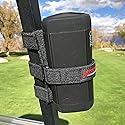 Bushwhacker Portable Mount for Bluetooth Speakers on Golf Cart Railing - Adjustable Non-Slip Strap Holder for Bike Frames Scooters Boats Strollers