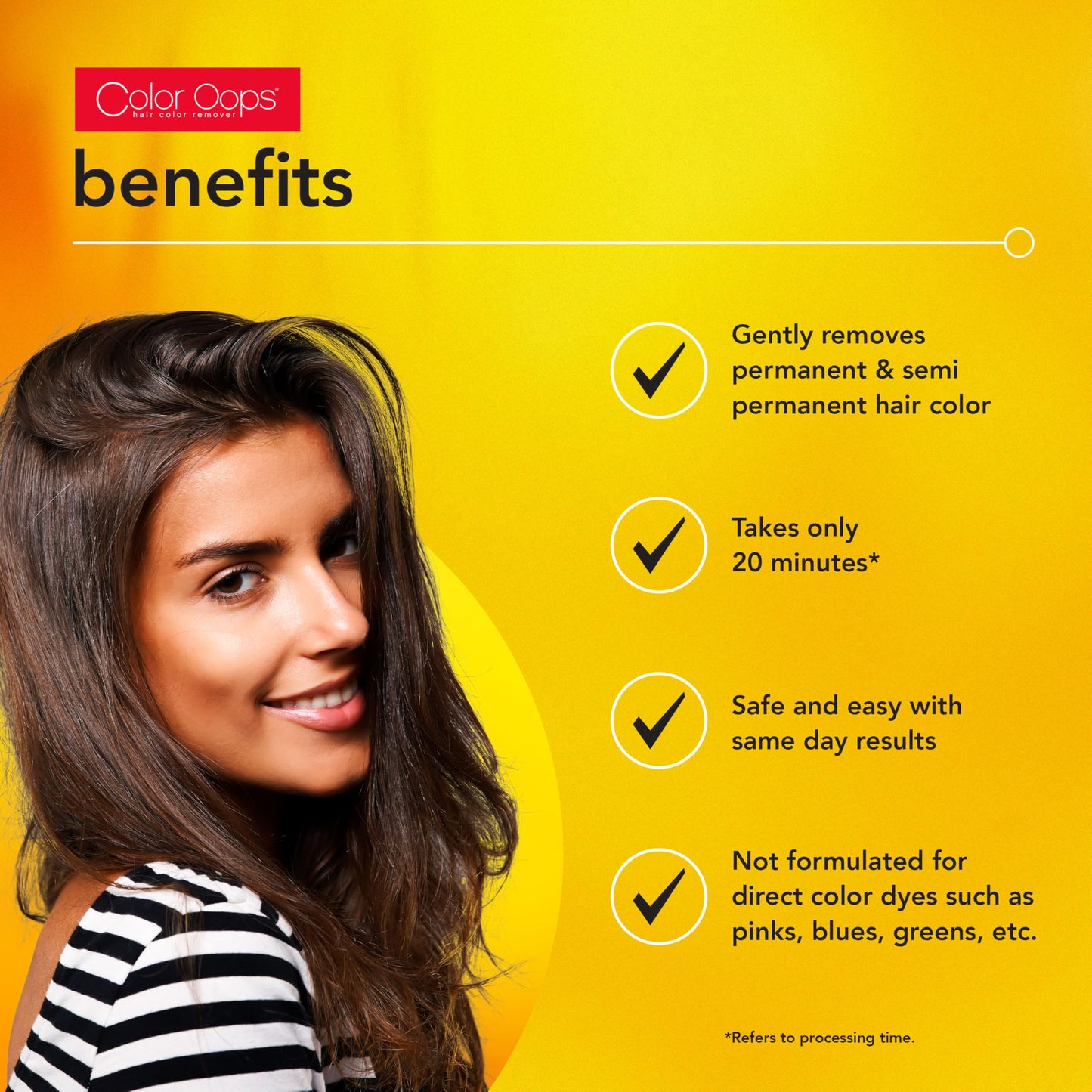 Color Oops Extra Strength Hair Color Remover – 1 Application, Works in 20 Minutes, Removes Permanent & Semi-Permanent Dye, Ammonia & Bleach Free