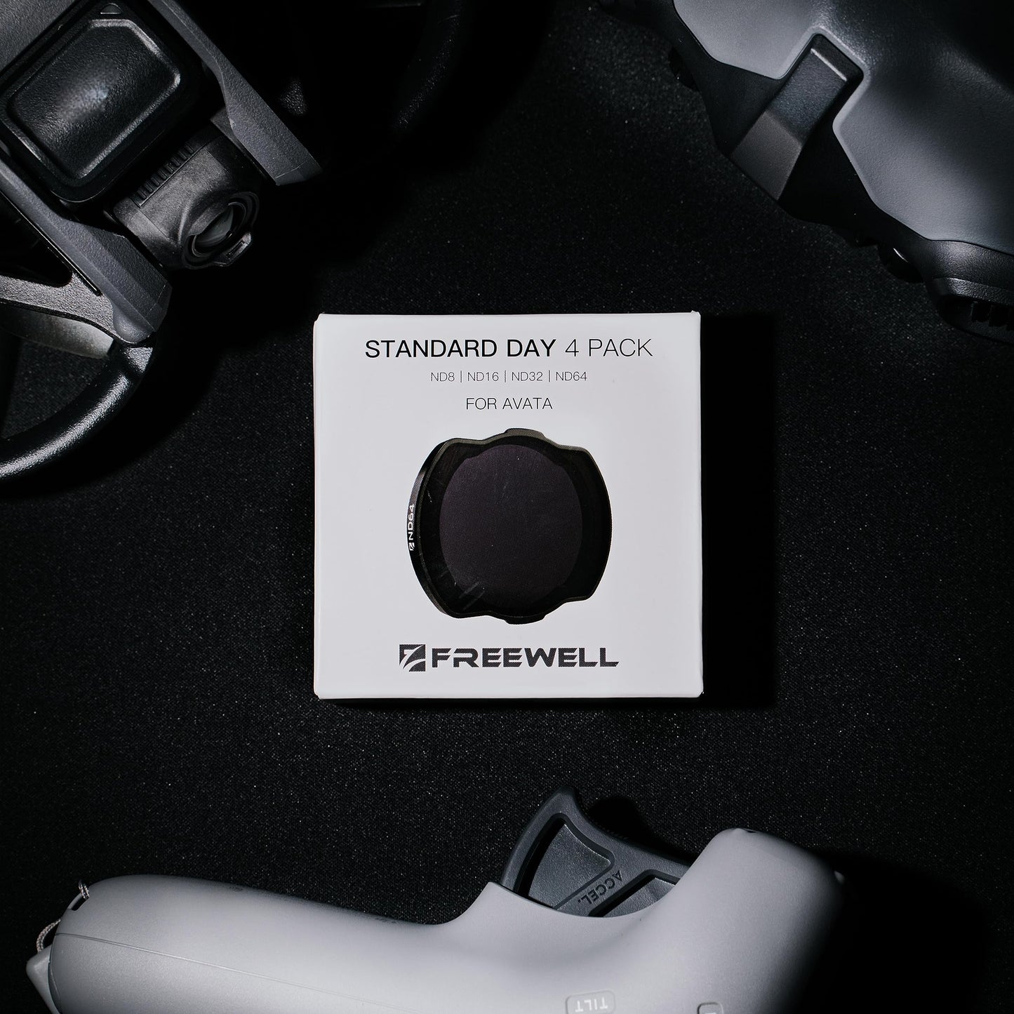 Freewell Standard Day - 4Pack ND8, ND16, ND32, ND64 Filters Compatible with Avata Drone(NOT Compatible with AVATA 2)