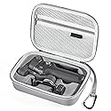 STARTRC PHOTO Osmo Mobile 8 Case, Leather PU Carrying Case for DJI OM 7P/8 Gimbal Stabilizer Accessories, All-in-one Storage OM 7P/OM8 and Magnetic
