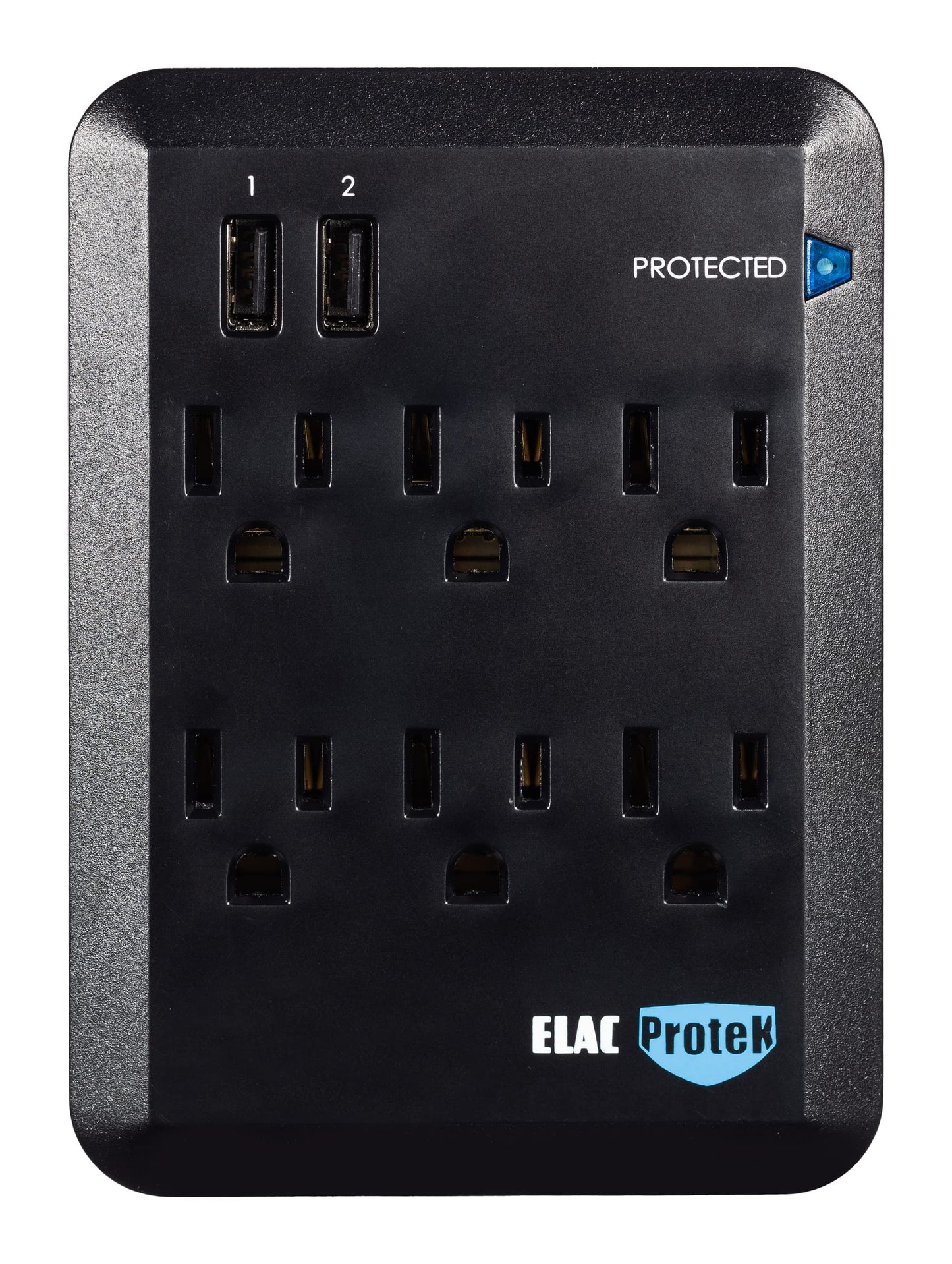 Elac PB-62S - Protek 6 Outlet Wall Surge Protector