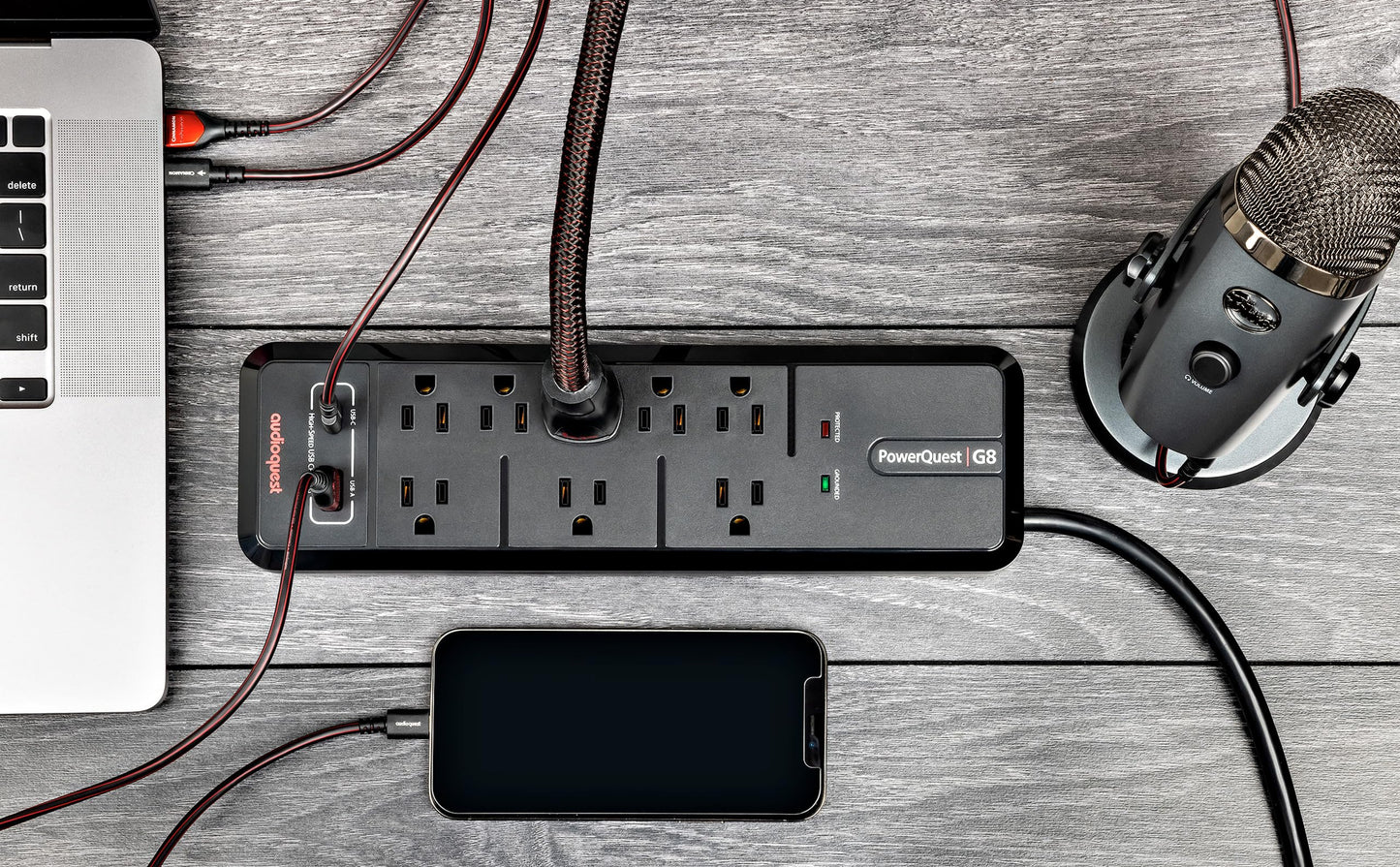 AudioQuest PowerQuest G8 - 8-Outlet Surge Protector