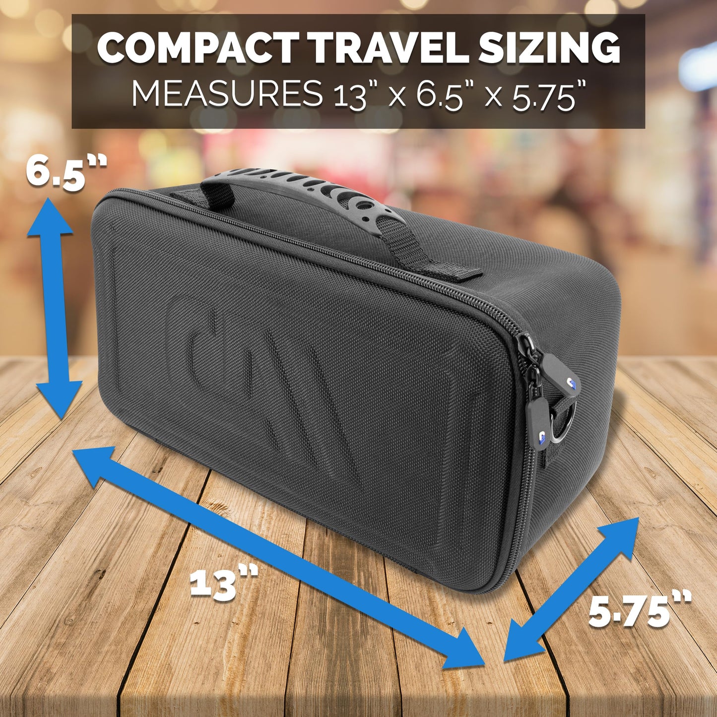 CASEMATIX Travel Case Compatible with Meeting Owl 3, 2, Standard, Pro and Meeting Camera 360 Video Conference Accessories - Rugged Hard-Shell Cases