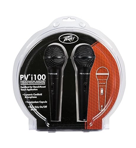 Peavey Pvi 100 - 2-Pack Dynamic Cardiod Microphones