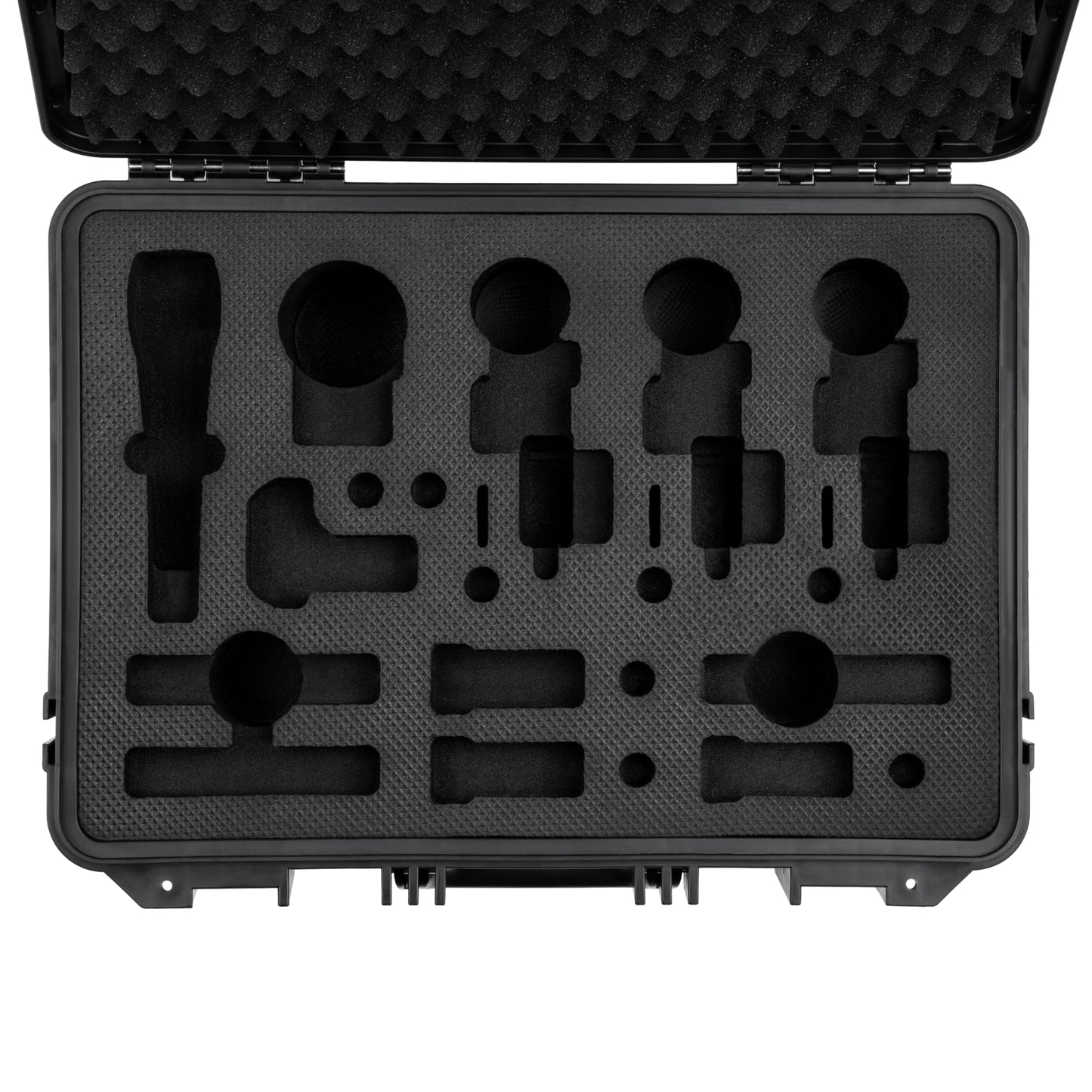 SE ELECTRONICS V Pack Case for sE V Series Drum Microphones - Drum Mic Case Holds 1 V Kick, 3 V Beats, 3 V Clamps, 1 V7 X, 3 Small Diaphragm
