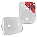 PYLE Outdoor Bluetooth Speakers - 2 Outdoor Speakers Ceiling Mount 600 Watt Crystal Clear Sounding Audio Speakers, Weather/Waterproof Universal
