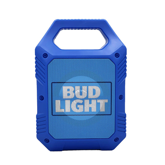 Bud Light Portable Bluetooth Wireless Speaker with Led Lighting 1200mah Rechargeable Battery Premium Bass & Clear Music Zero Distortion Connect
