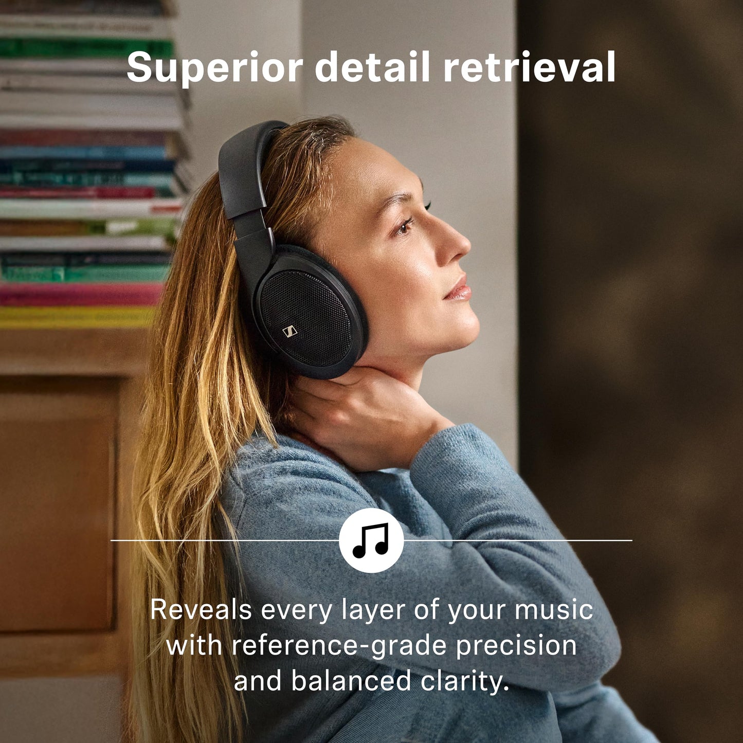 Sennheiser HD 560 S Over-The-Ear Audiophile Headphones - Neutral Frequency Response, E.A.R. Technology for Wide Sound Field, Open-Back Earcups…