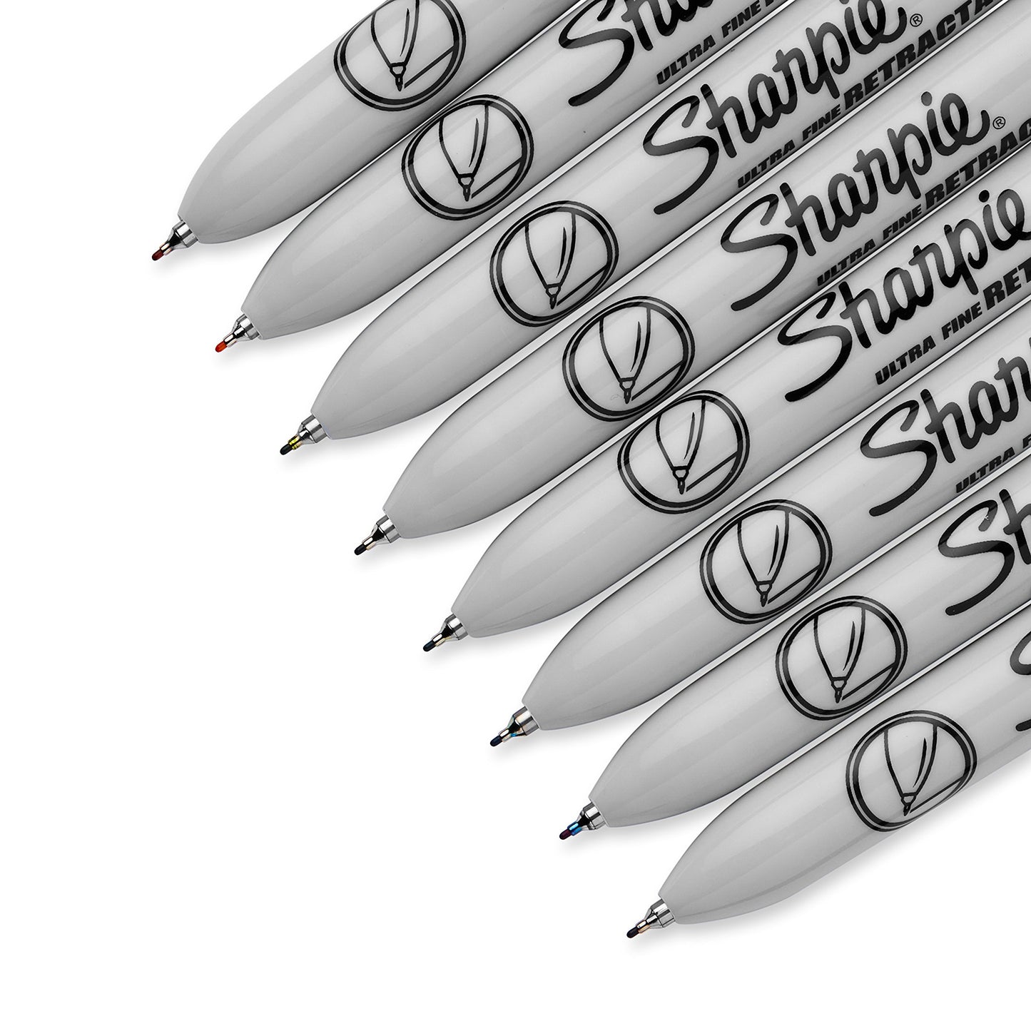 Sharpie Retractable Permanent Markers, Ultra Fine Point, 8 Count