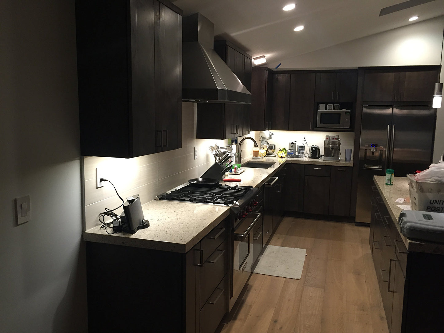 Inspired LED Super Deluxe Pro Series 21 LED Kit Under Cabinet Lighting | 24 Watt 12V DC | Pure White ~4200 K 135 lm/ft (Dimmer Optional-See