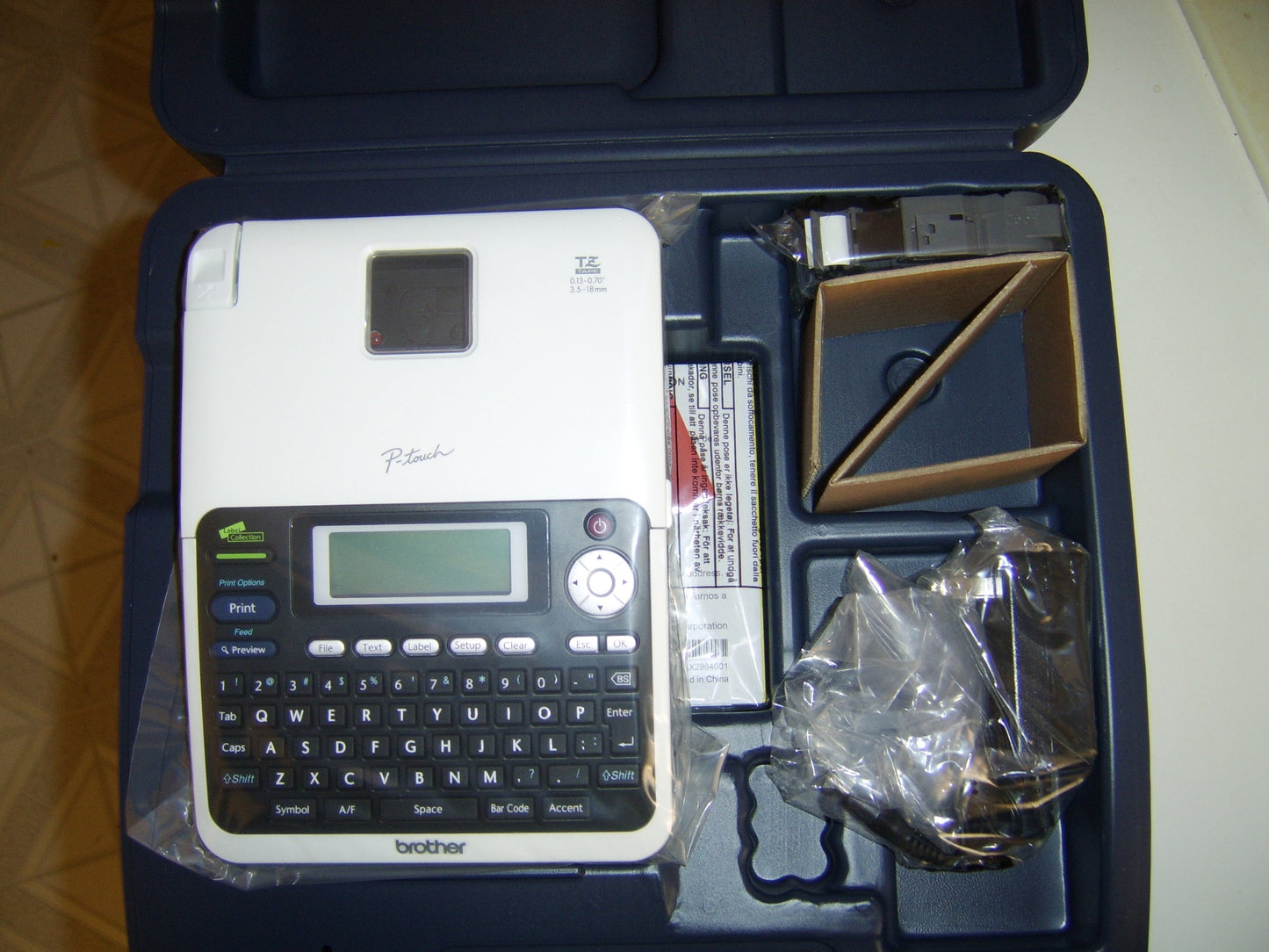 Brother Desktop Office Labeler with Carry Case (PT2030VP)