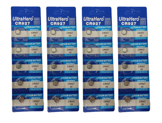 Generic 20 X Cr927 Br927 927 3V Lithium Batteries FBA