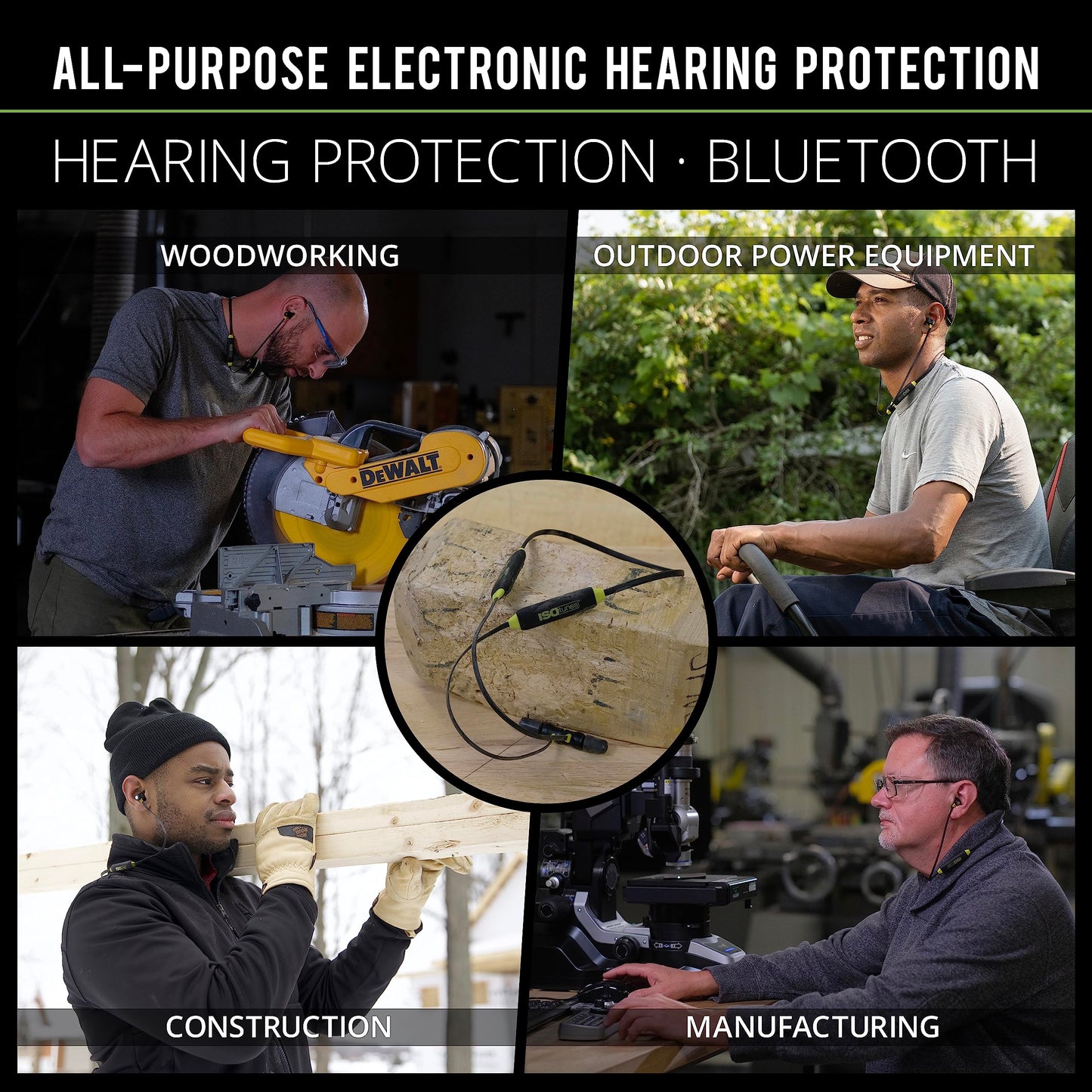 ISOtunes Xtra 2.0 Bluetooth Hearing Protection, OSHA Compliant Work Earbuds