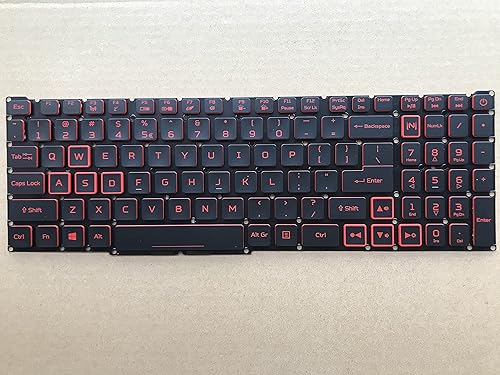 Original New for Acer Nitro 5 Gaming Laptop AN517-51-76V6 17.3-inch US Backlit Keyboard