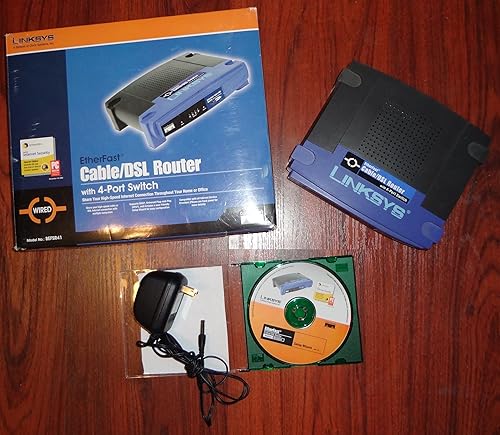 Linksys EtherFast Cable/DSL Router w/4-Port Switch BEFSR41