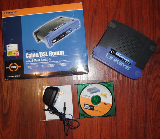 Linksys EtherFast Cable/DSL Router w/4-Port Switch BEFSR41