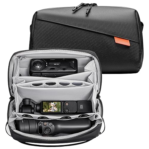 Tomat Osmo Pocket 3 Carry Bag for DJI Osmo Pocket 3/ Osmo Mobile 7P /SEAccessories, Portable Travel Large Case Waterproof Multilayer All in One