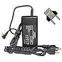 HQRP 19.5V AC Adapter Compatible with Sony ACDP-060E02 KDL-4BW650D KDL-40W650D KDL-32W600D LED/LCD TV/HDTV Television + Euro Plug Adapter