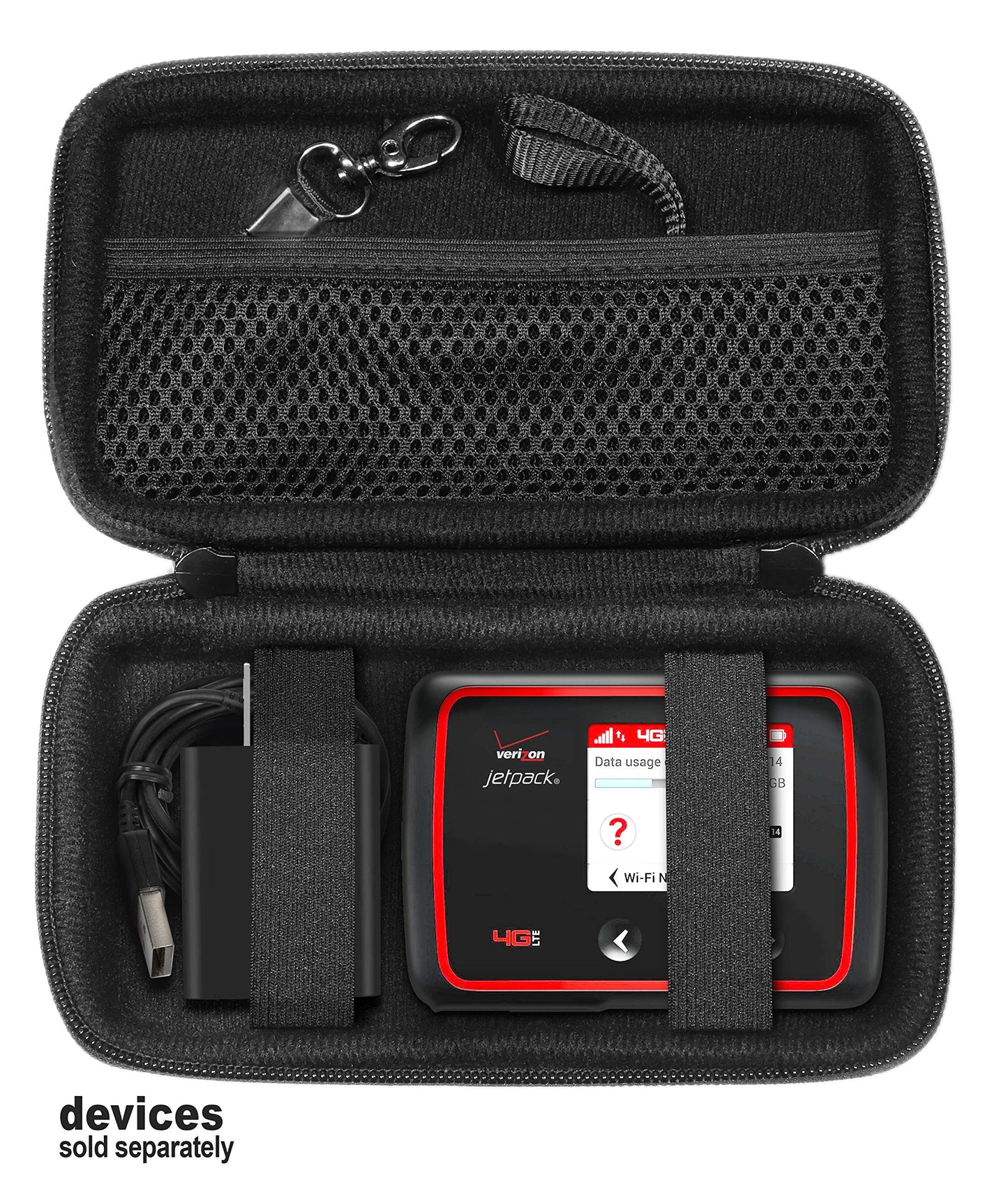 CaseSack Case for Verizon Jetpack Hotspot WiFi Device, MiFi 6620L, 8800L, Jetpack 4G LTE Mobile Hotspot, TP-Link AC750 Wireless Portable Nano Travel